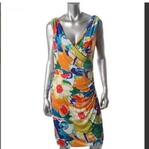 Lauren Ralph Lauren Sleeveless Floral Dress Size 12